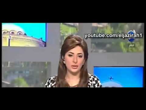 مذيعة المحور تنفعل على الجزيرة بسبب السيسي