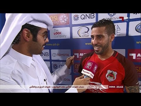 شاهد تصريح لمحسن متولي بعد تسجيل أول هدف مع الريان