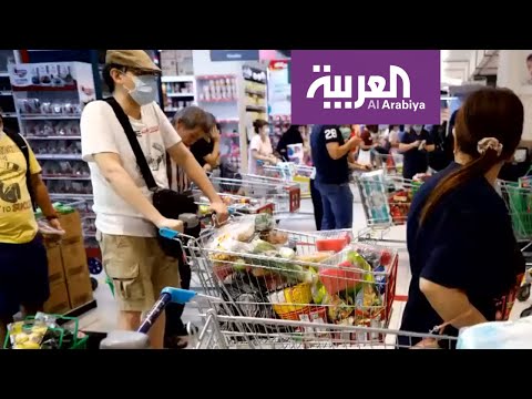 شاهد هلع الشراء مستمر في أزمة كورونا