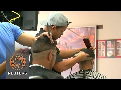 sounding off about fidel at little havana barbershop