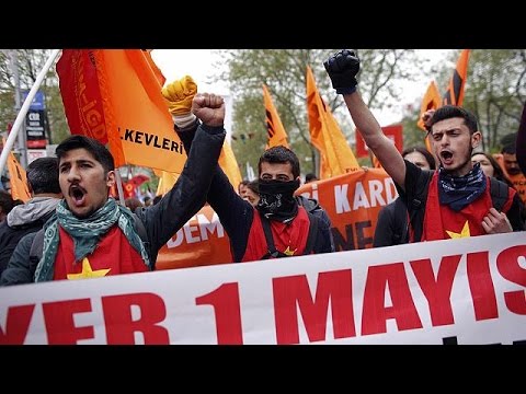 istanbul police prevent may day protesters