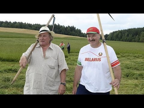 scything tale of french actor and belarusian president