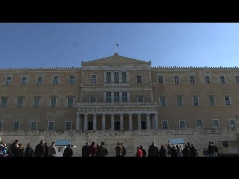 greeks react ahead of germany debt talks