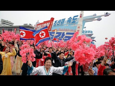 north korea stages mass rally in pyongyang