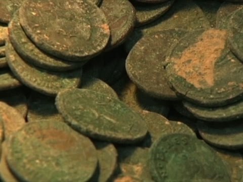 trove of roman coins found in spain