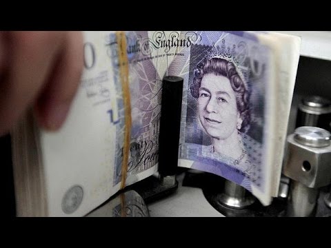 sterling falls as markets react