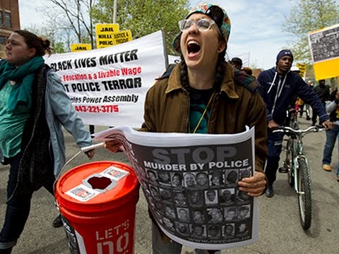 violence erupts during freddie gray protests