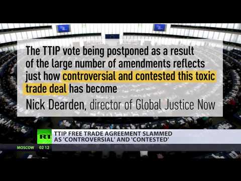 ttip free trade agreement faces criticism across europe