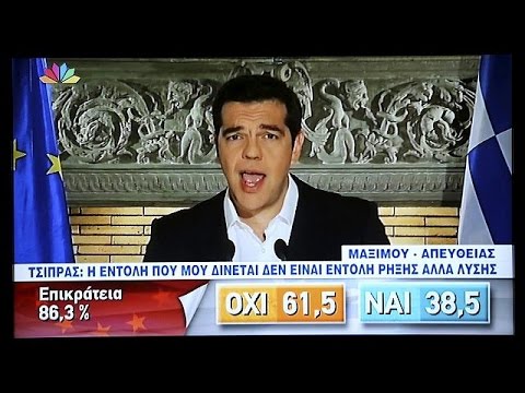 its a decisive no in greek bailout referendum